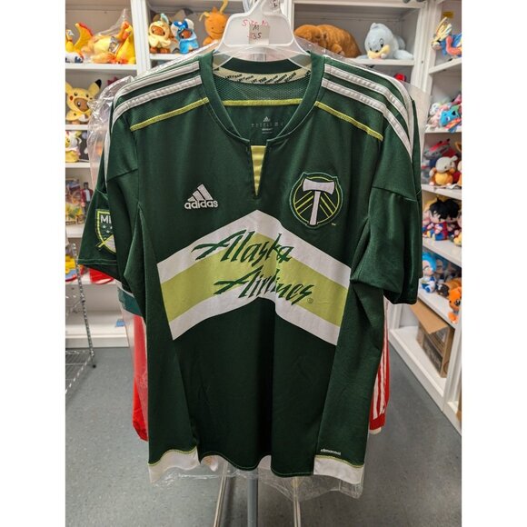 Portland Timbers adidas 2015-16 MLS Home Football Soccer Jersey - Picture 1 of 6
